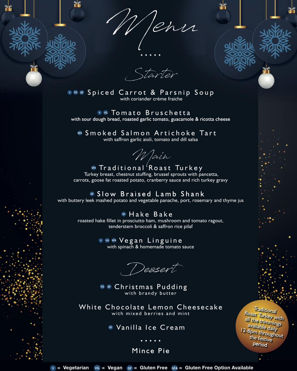 christmas menu 2024